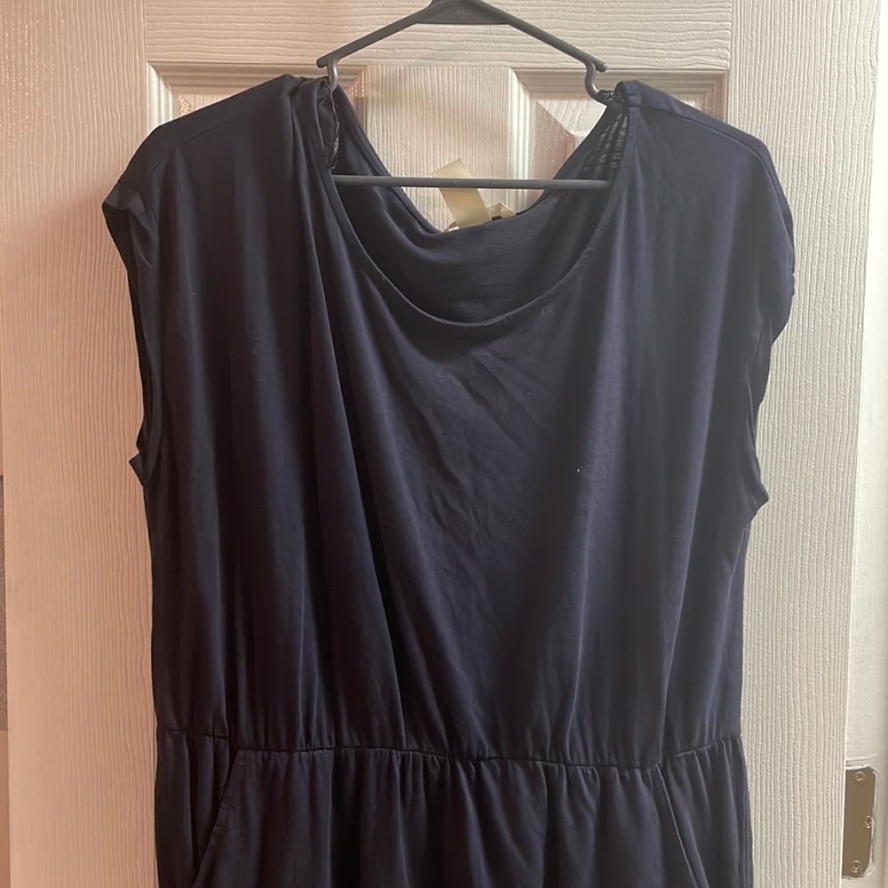 Navy swoop next dress with pockets